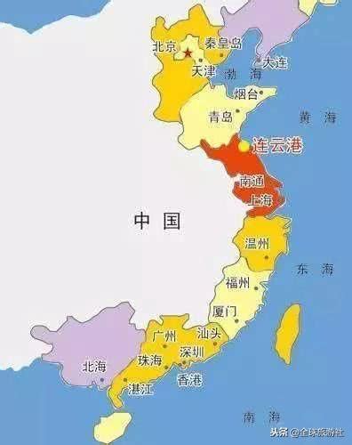 沒有鼻樑 大陸沿海地圖